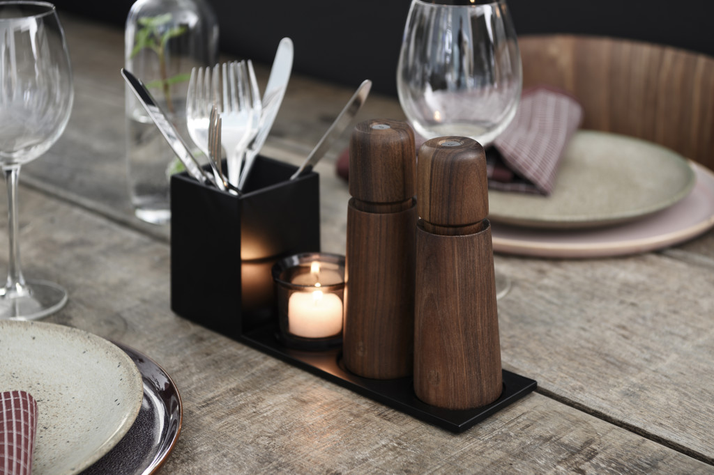 Stockholm / Gewürzmühle / 17cm / Walnuss